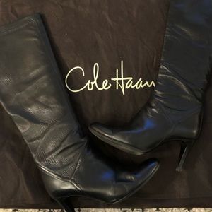 Cole Haan Women’s black tall boot 6.5
